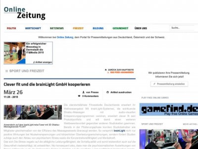 Clever fit und die brainLight GmbH kooperieren